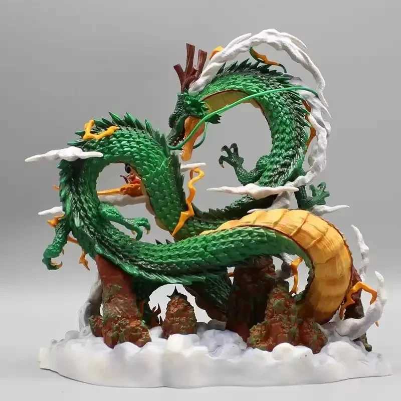 Toy Anime Z 22cm Shenron Figure With kid Goku Figurine PVC Action Figures Shenlong Collectible Model Statue Toys 4 s s