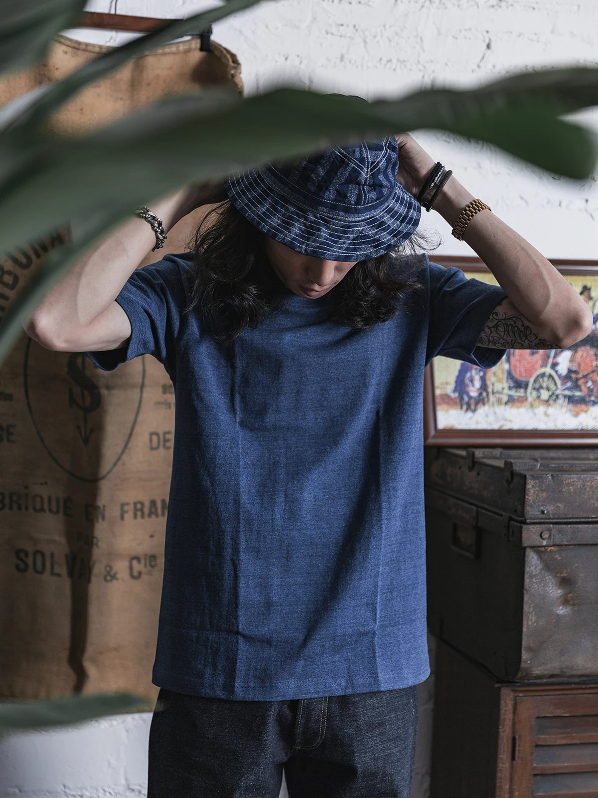 NON STOCK 9oz American Cotton Tubular T-Shirts Summer Mens Crew Neck Plain Tee Shirt 240429