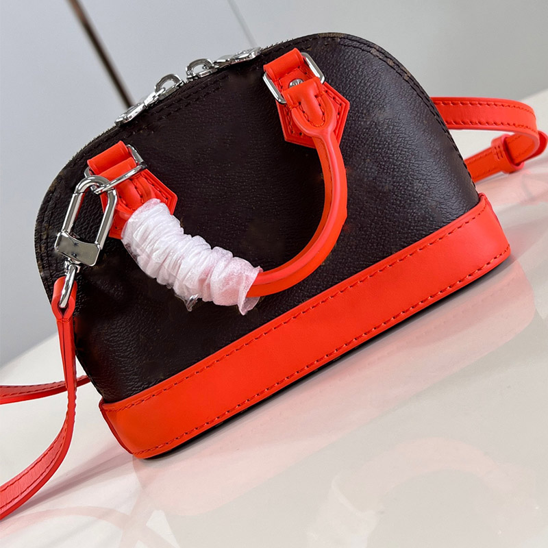 Fashion Brown Leather Mini Shoulder Bag