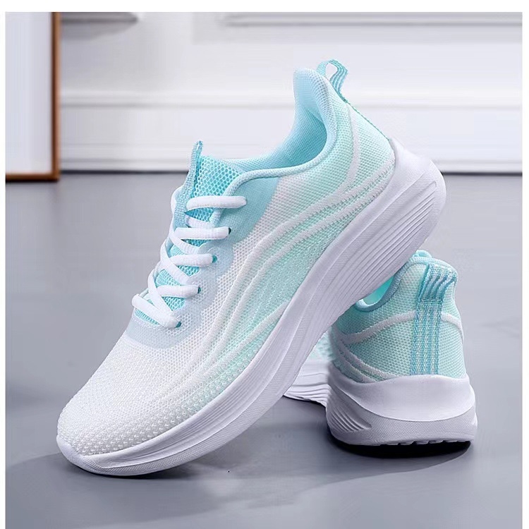 Breathable Fly Woven Women's Sports Running Hiking Shoes for Outdoor Travel