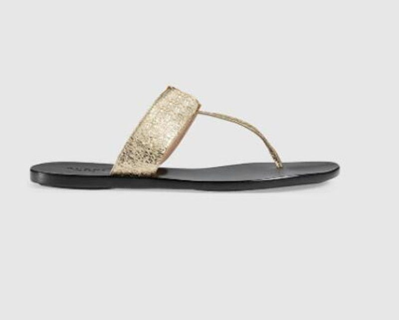 Fashion Luxury Classics Womens Shoes For Women Sandals Thongs For Girls Leather Slippers Dupe Designer Slide Slipper Luxury Flip Flops Dress Shoes With Box Plus size
