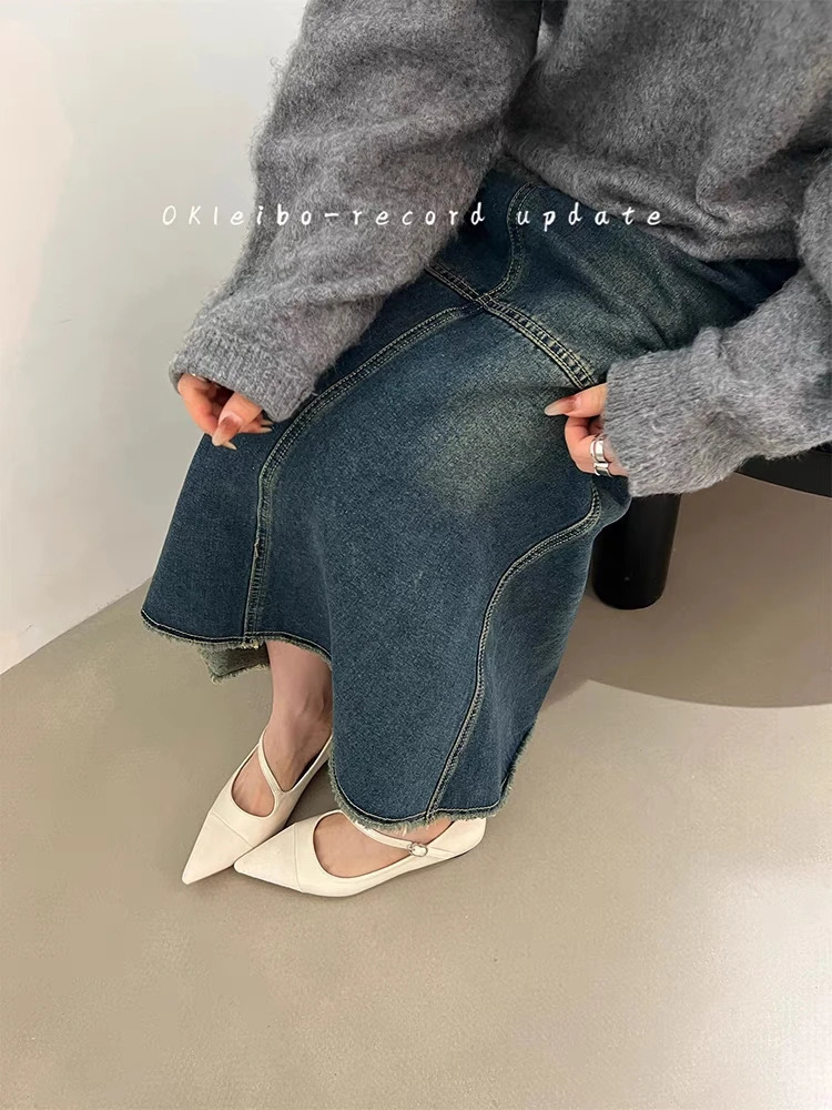 3 Color Womens Flats Mary Janes Shoes Pointed Toe Low Heels Dress Shoes Diagonal Buckle Leather Shoes 240428