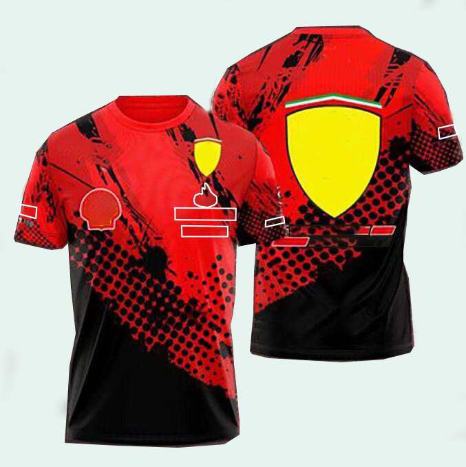 2025 New F1 Racing Polo Men's Short Sleeve T Shirt Same Customised