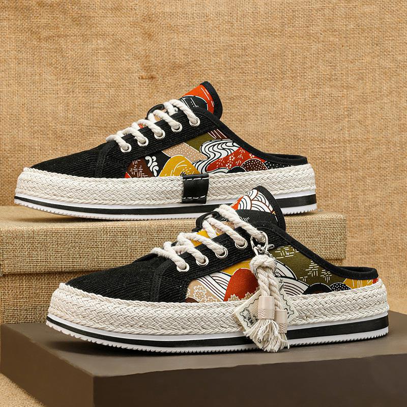 spring summer men's in Trendy casual board low cut trendy students and teenagers cloth shoes for men Lhshoe sprg