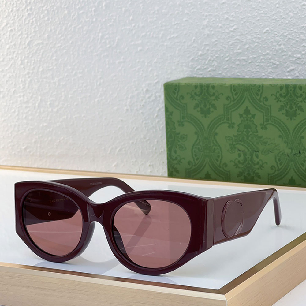 Designer round frame sunglasses Nylon lenses Fashion lady round glasses Luxury outdoor party sunglasses Lunettes de soleil rondes 1544