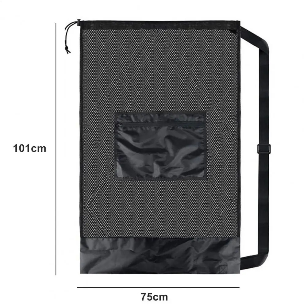 Drawstring Sports Ball Bag Football Mesh Bag Basketball Backpack Football Soccer Volleyball Ball Storage Bags Swimming Gear Bag 240430