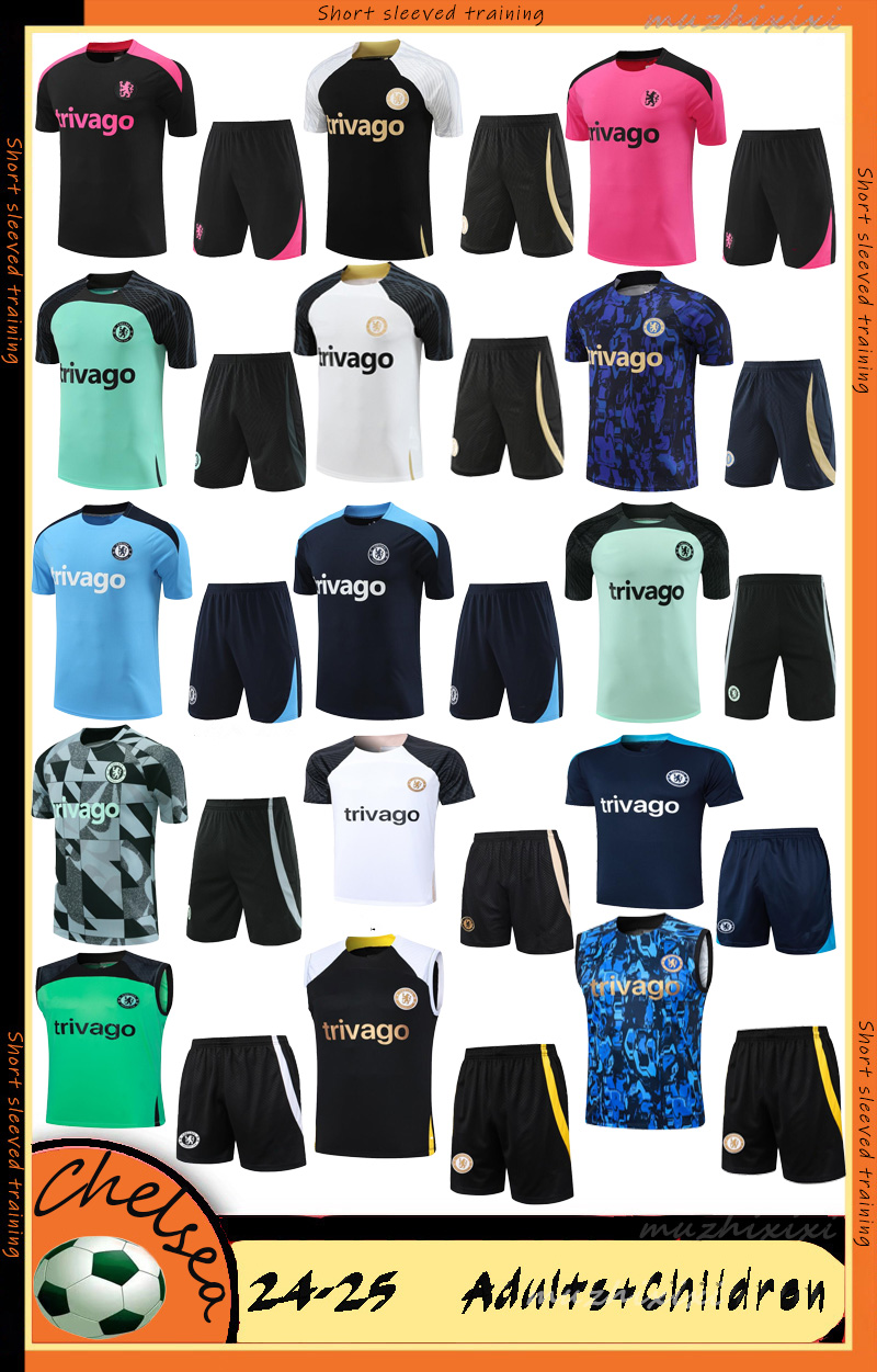 23 24 25 ENZO CFC Soccer JerseyS TRACKSUIT MUDRYK HAVERTZ CHILWELL STERLING jersey 2023 2024 MEN KIDS football short sleeves kits maillot sportswear TRAINING SUIT