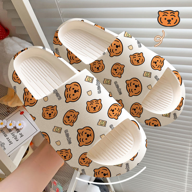 Women Stepping on Shit Feeg in Summer Wearing Cute Indoor Home Couples Soft Sole Silent Bathroom Anti slip Slippers for Men Lhshoe Wearg