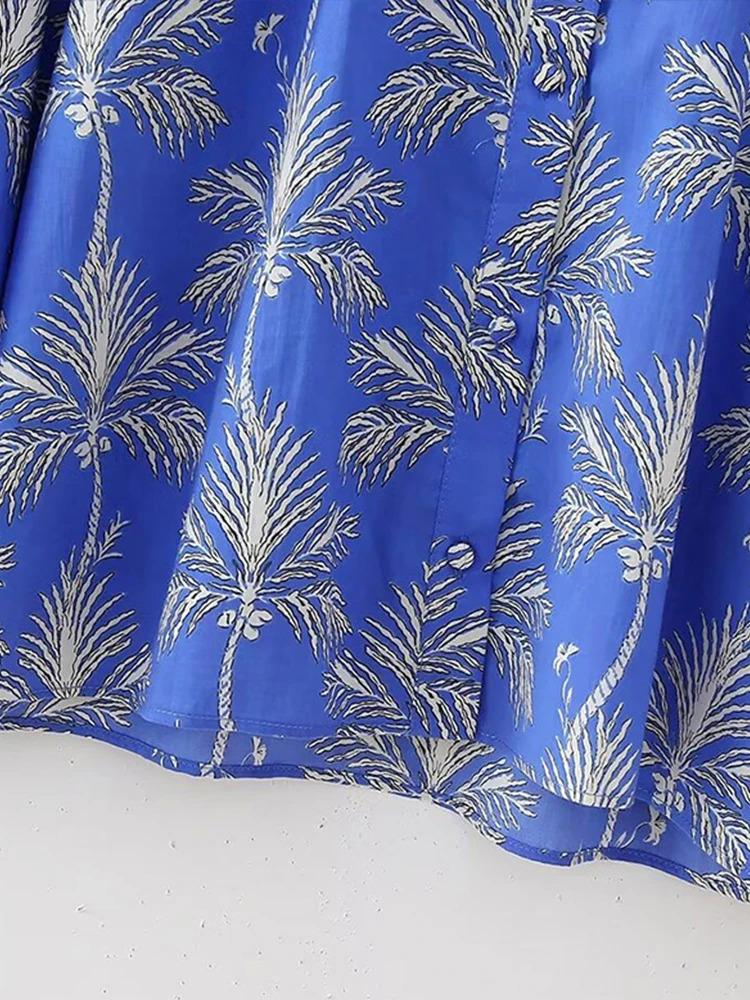 Fashion Suit Women est Temperament Joker Exquisite Printed Round Neck Shirt JacketPocket Decoration Female Pants Suit 240504