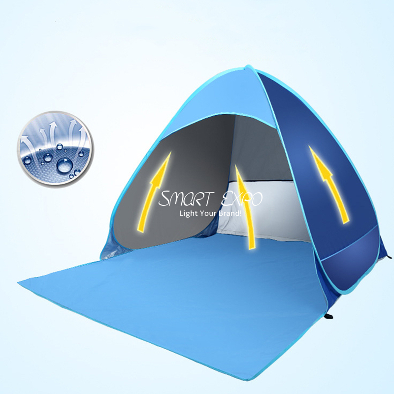 Pop Up Beach Shade with UV Protection, Portable Instant Sun Shelter OS01