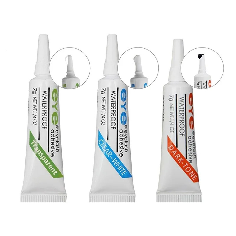 Wholesale Waterproof Eyelash Glue Makeup Tools Strong Professional False EyeLash Glue Adhesive 7g-10/30/50/100 pcs 240426
