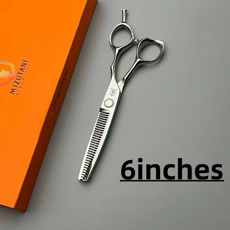 Mizutani Hairdressing Scissors Thinning Shears professional Barber Tools 5.5- 6-7 inch 440C VG10 240430