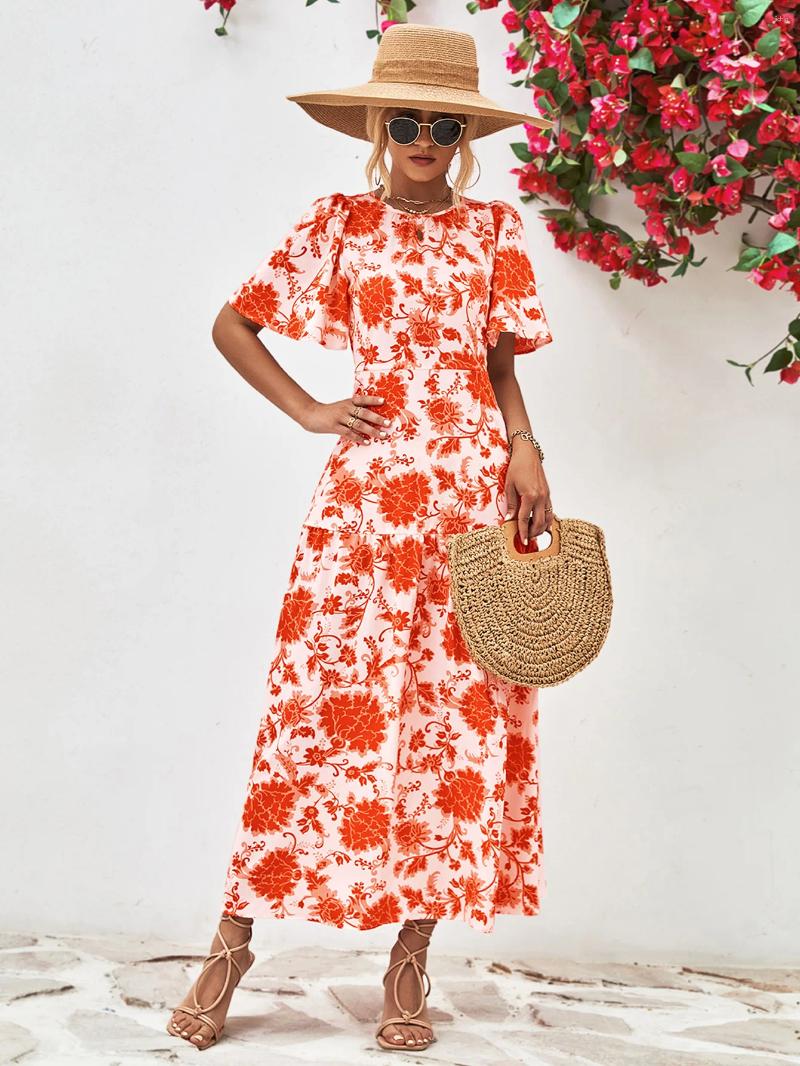 Beach Bath Exits Woman 2024 Sexy Cover Up Swimwear Saida De Praia Feminino Summer Dress Kimono Copper Leakage Strap Polyester