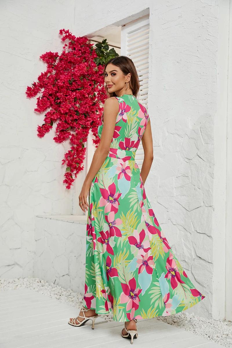 Kaftan Beach Swimwear Bath Exits Woman 2024 Tunic Suit Cover Ups For Women Set Summer Dress Outing Commuter Printed Lace Up