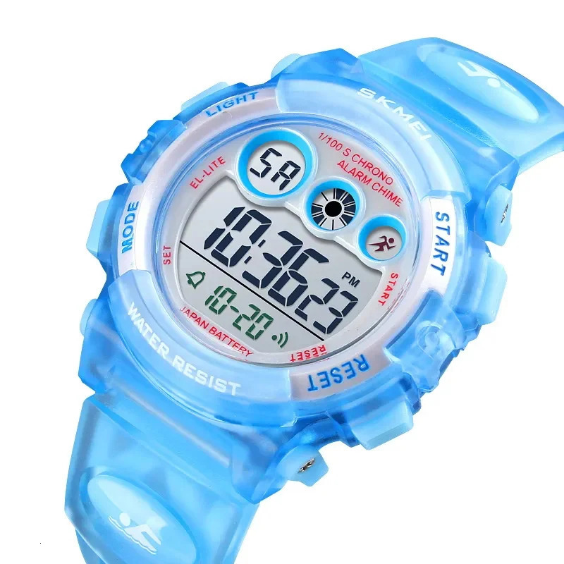 Sell Boys Girls Multi-function Digital LED Watch Waterproof Alarm Date Sports Children Electronic Wrist Watches 240428