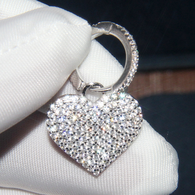 Dangle Earrings: 2024 Sterg Sier Heart Drop Jewelry