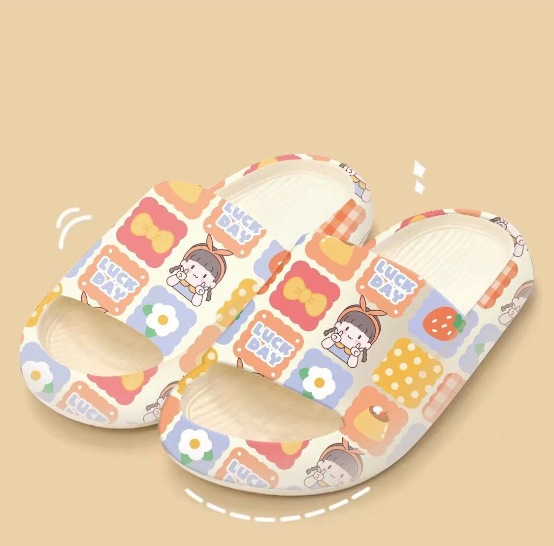 Women Stepping on Shit Feeg in Summer Wearing Cute Indoor Home Couples Soft Sole Silent Bathroom Anti slip Slippers for Men Lhshoe Wearg