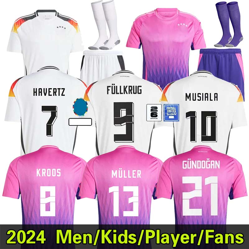 2024 GerMANys Soccer Jerseys HAVERTZ MULLER 24 25 National Team HUMMELS GNABRY MUSIALA KROOS WERNER DRAXLER REUS GOTZE Home away Men Kids Kits Football Shirts