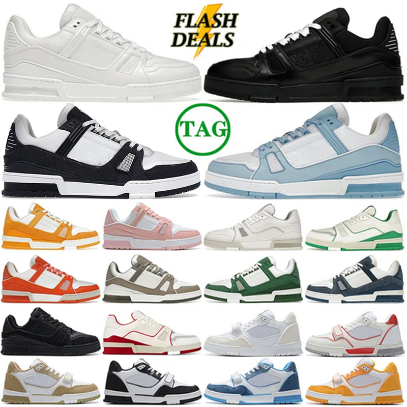 2025 men women designer Running shoes trainer sneakers Low black white baby blue navy orange green tour yellow Pink Brown mens trendy outdoor jogging walking