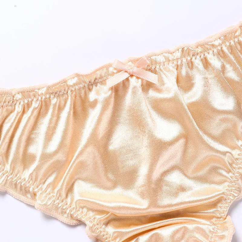 3 Pack Women Thong Underwear Satin Sexy Thong Panty Cotton Crotch Breathable Panties Set Comfort Soft Low Waist Panties Sexy 240422