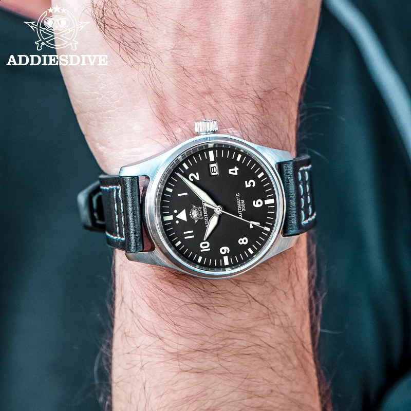 ADDIESDIVE Watches For Men C3 Super Luminous 20Bar Waterproof NH35A 316L Stainless Reloj Hombre Automatic Mechanical Watch 240419