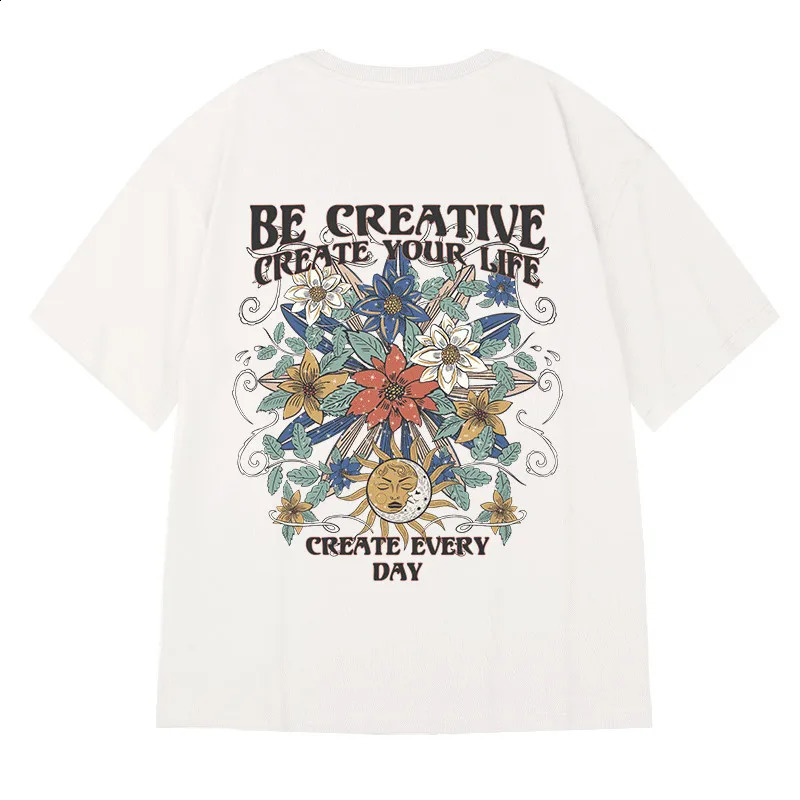 M8XL Men Tshirt Summer Comic Sunflower Print Short Sleeve T Shirt Unisex Oversize Loose Loversclothes TShirt 240416