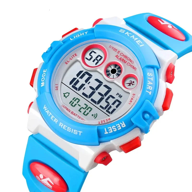 Sell Boys Girls Multi-function Digital LED Watch Waterproof Alarm Date Sports Children Electronic Wrist Watches 240428
