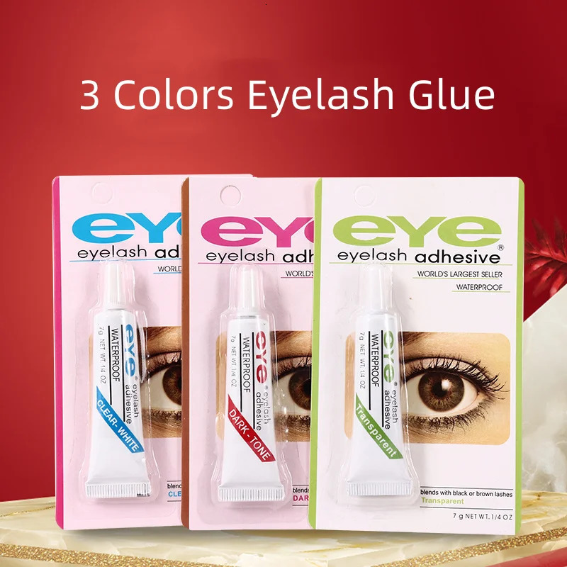 Wholesale Waterproof Eyelash Glue Makeup Tools Strong Professional False EyeLash Glue Adhesive 7g-10/30/50/100 pcs 240426