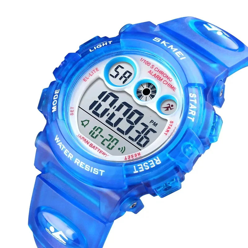 Sell Boys Girls Multi-function Digital LED Watch Waterproof Alarm Date Sports Children Electronic Wrist Watches 240428
