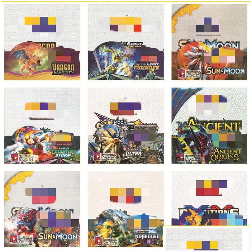 Pixie English Card Games Blind Box 360 Booster Packs for Tabletop Matchmaking | 2024 Drop Delivery Toys Gifts Puzzles