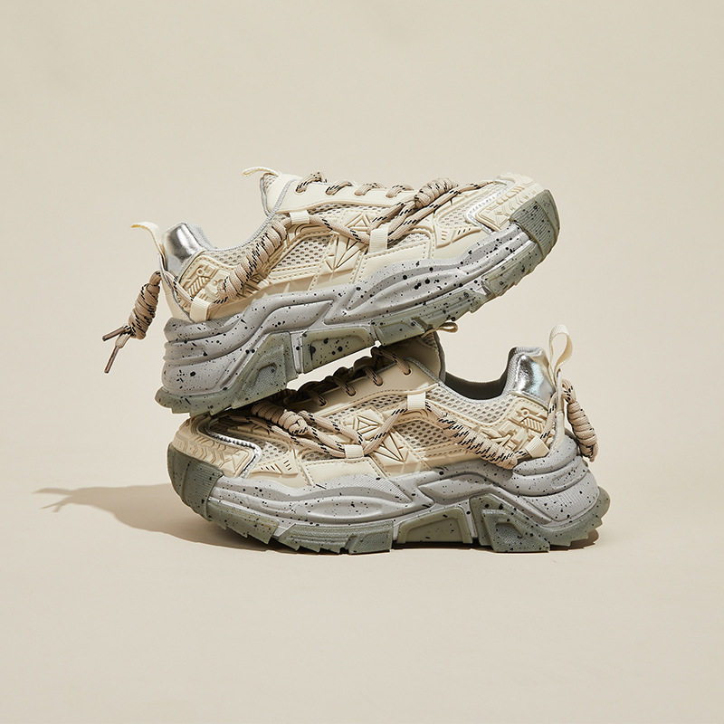 Versatile 2024 Leather Spring Casual Sports Running Mountaineering with Durable and Dirt Resistant Features New Shoes Lhshoe