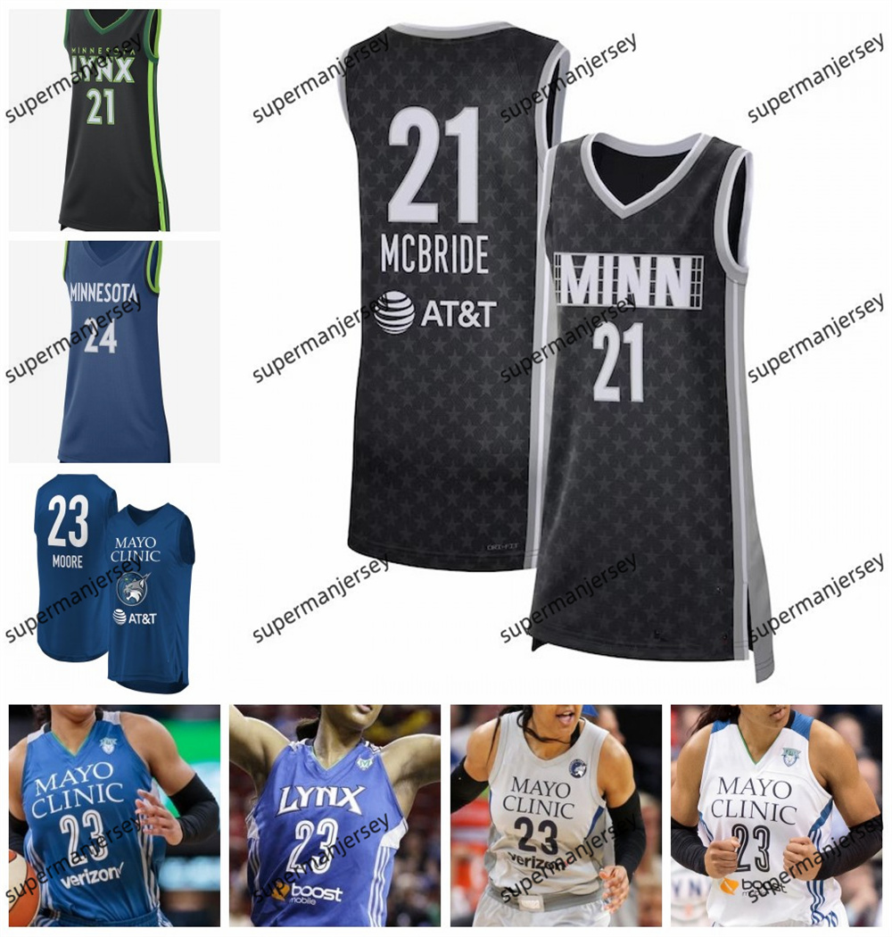 2024 Women Basketball Minnesotas Lynx Jersey Alissa Pili Kiki Jefferson Sika Kone Napheesa Collier Kayla McBride Diamond Miller Dorka Juhasz Bridget Carleton