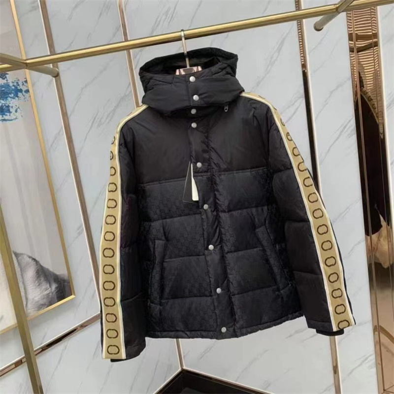 Men's down jacket designer jacket, oversized winter warm and windproof down jacket, high-end embroidered jacket material, couple jacket SM-5XL