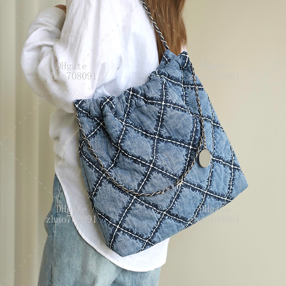 Designer Bag Tote Bag Cowboy material Woman Shoulder Bag 37cm and 42cm Shopping Bag Composite Bag With Box C506
