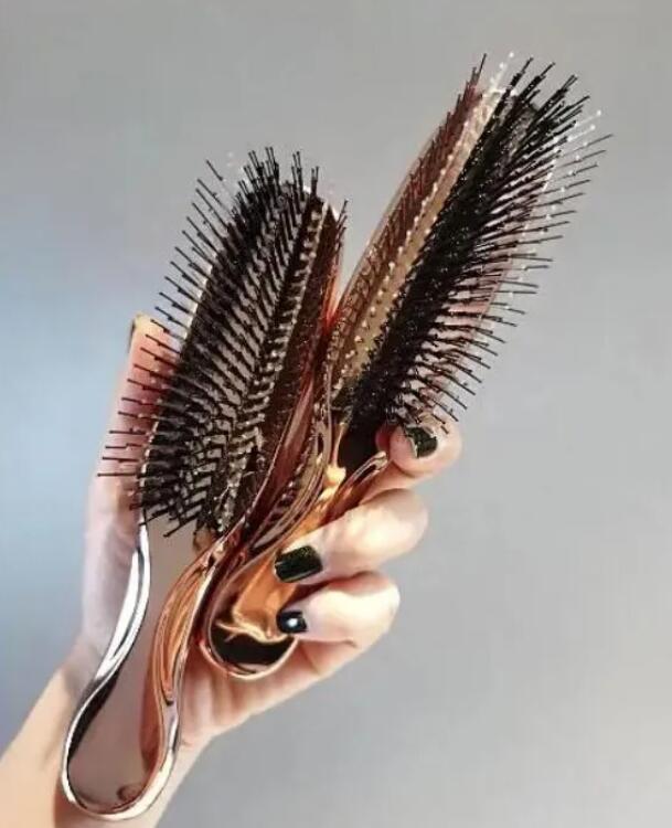 Japanese brand head clean massager plastic brush Paddle Brush hair comb comfortable scalp