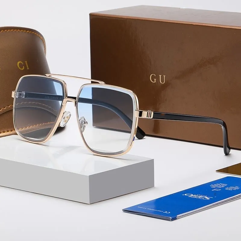 Designer Sunglasses Men drive slim sunglasses for women and men Travel photography trend men gift glasses Beach shading UV protection polarized glasses gift box FJ