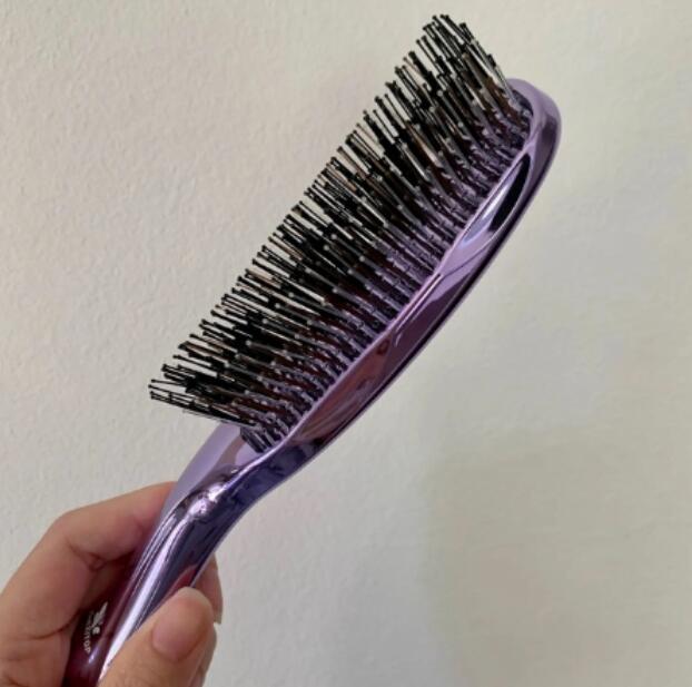 Japanese brand head clean massager plastic brush Paddle Brush hair comb comfortable scalp