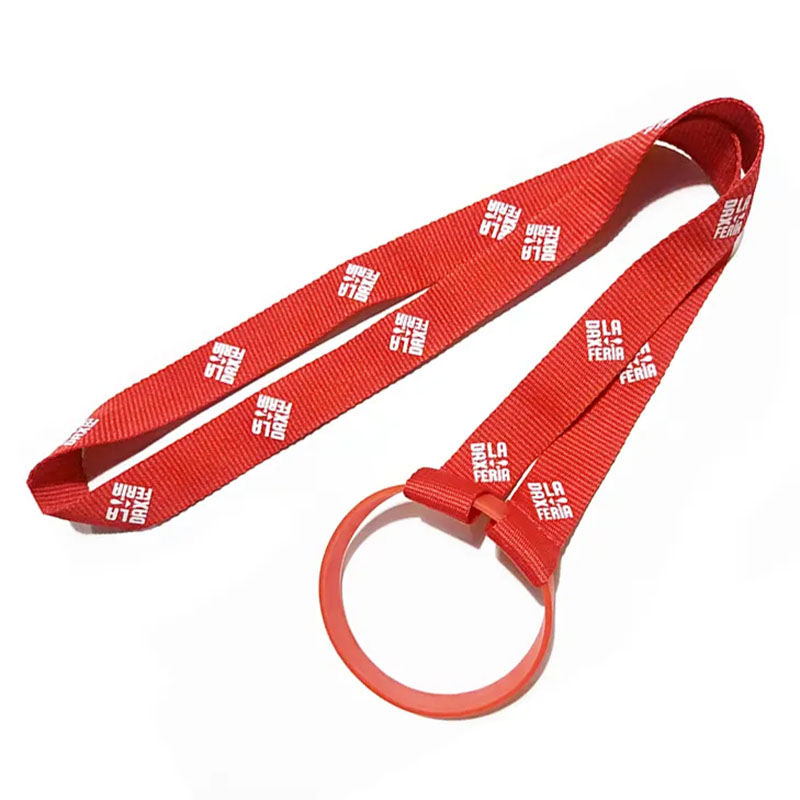 Manufacturer Water Bottle Drink Cup Holder Neck Strap , Coffee Cup /Beer Glass Holder Neck Lanyard,Silicone ring lanyard.