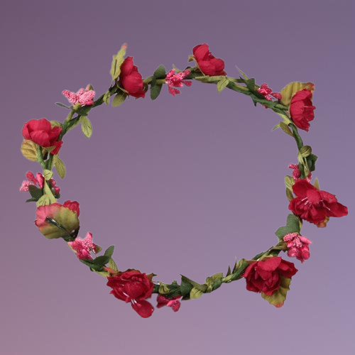 Beach Summer Flower Wreath Garland Crown Festival Wedding Bridal Bridesmaid Floral Headband BOHO Headdress Headpiece Hair Accessor