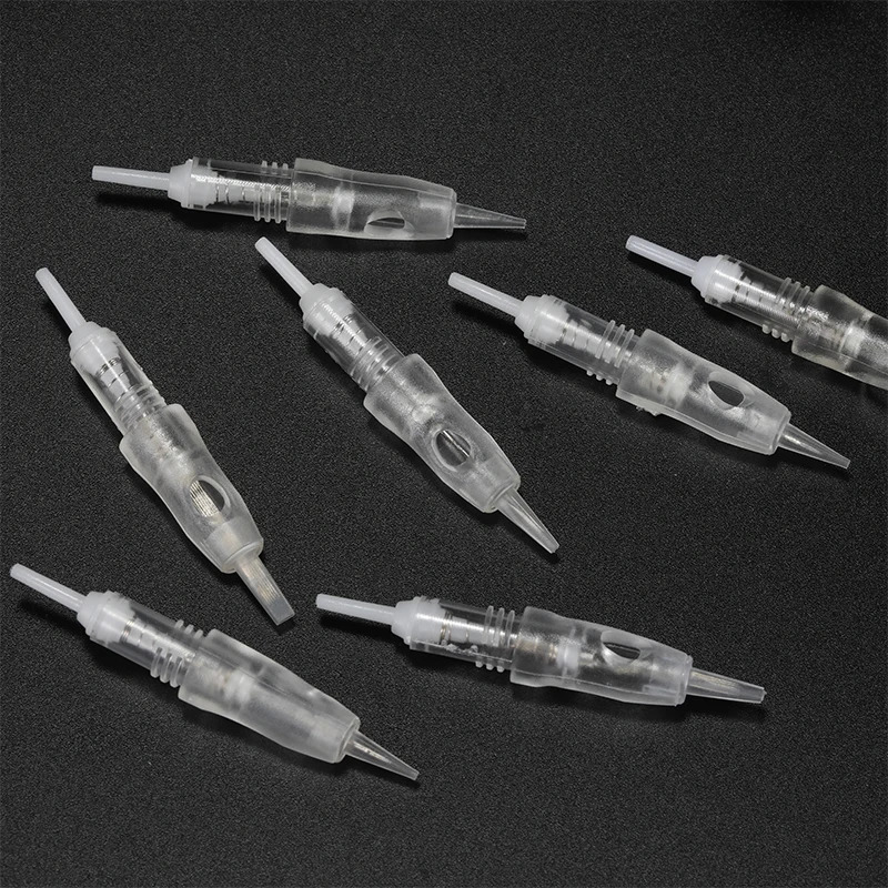Disposable Tattoo Cartridge Needles for Eyebrow Lips 1R 2R 3R 3F 5F Sterilized Microblading Permanent Makeup Needles Accessories 240424