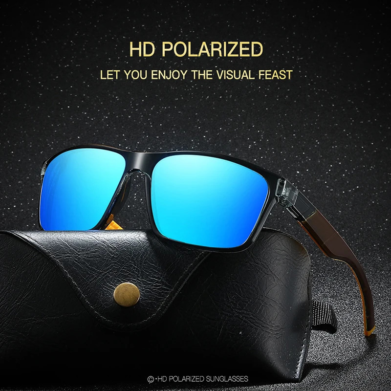 Driving Polarized Glasses Camping Cycling Polarized Sunglasses Sports UV 400 Colorful Outdoor Fishing Glasses Men Women 240504