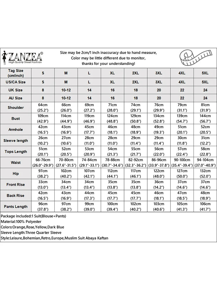 ZANZEA Summer Women Wide Leg Pant Sets ONeck 34 Sleeve Blouse Trousers Suit 2PCS Tracksuits Casual Printed Matching 240423