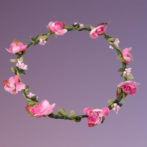 Beach Summer Flower Wreath Garland Crown Festival Wedding Bridal Bridesmaid Floral Headband BOHO Headdress Headpiece Hair Accessor