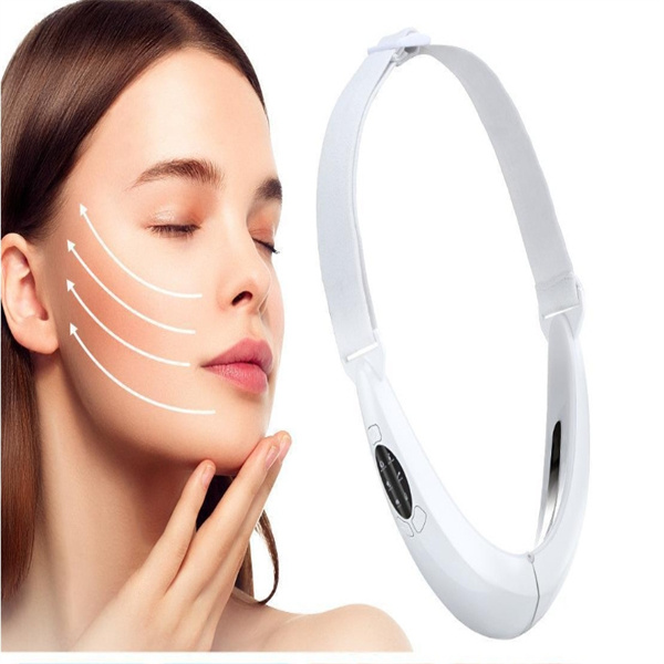 Micro current face slimming instrument for lifting tightening massage beauty color light intelligent three-dimensional V-shaped face shaping instrumen