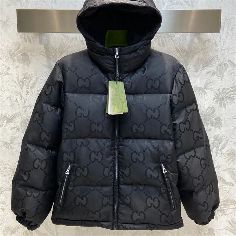 Men's Designer Jacket Over Sized Winter Warm Windproof Down Jacket High-end Embroidered Fabric Men's And Women's Jacket
