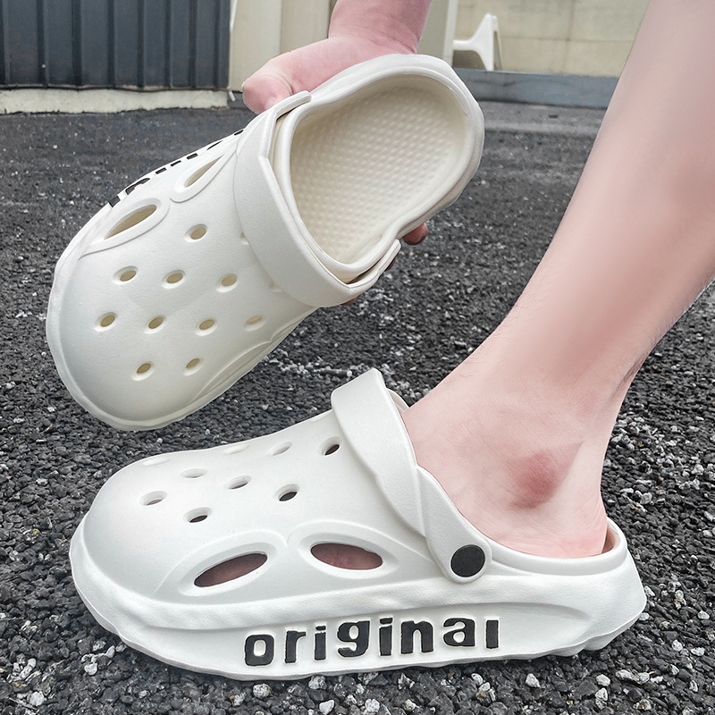 slip Wear Summer Men Anti Home EVA for External Use, Feet Feeg Cool Slippers Hole Shoes Lhshoe