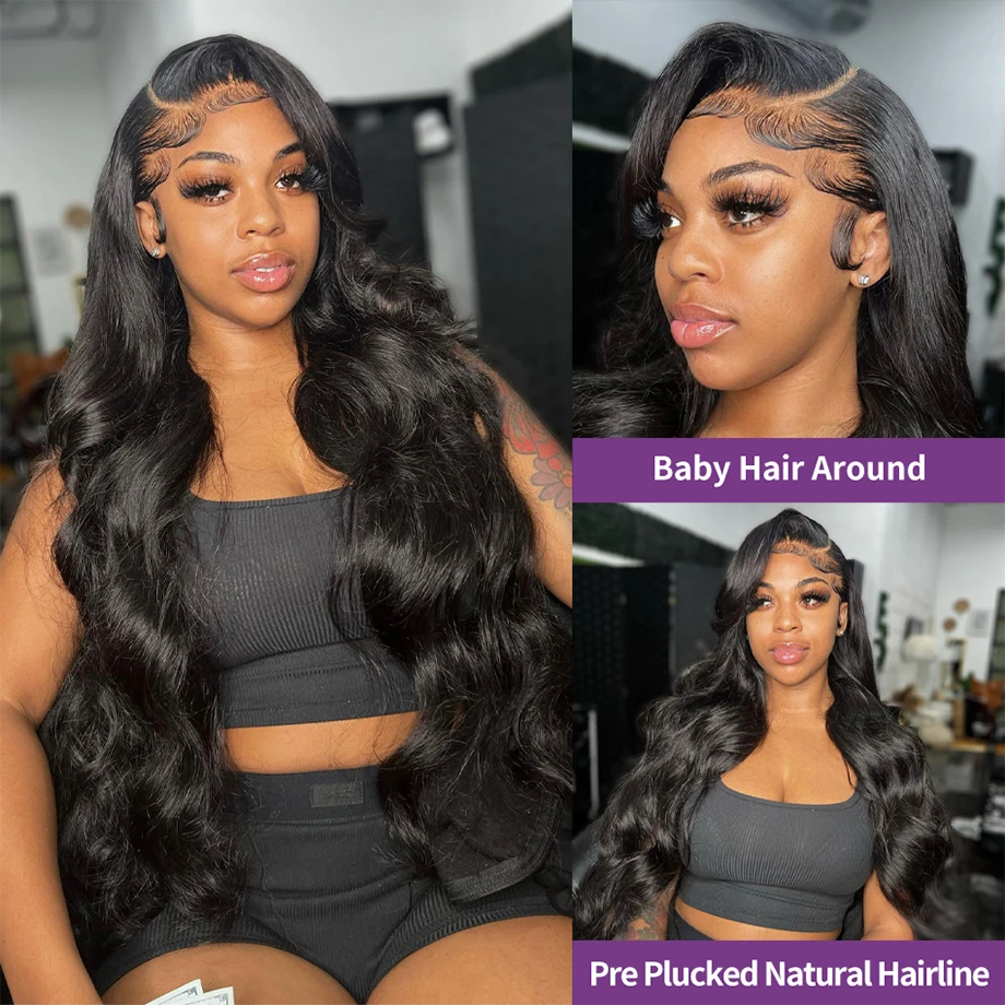 13x4 Lace Front Human Hair Wig 30inch Body Wave 13x6 Lace Frontal Wigs For Women Brazilian Glueless Wigs Closure Wig