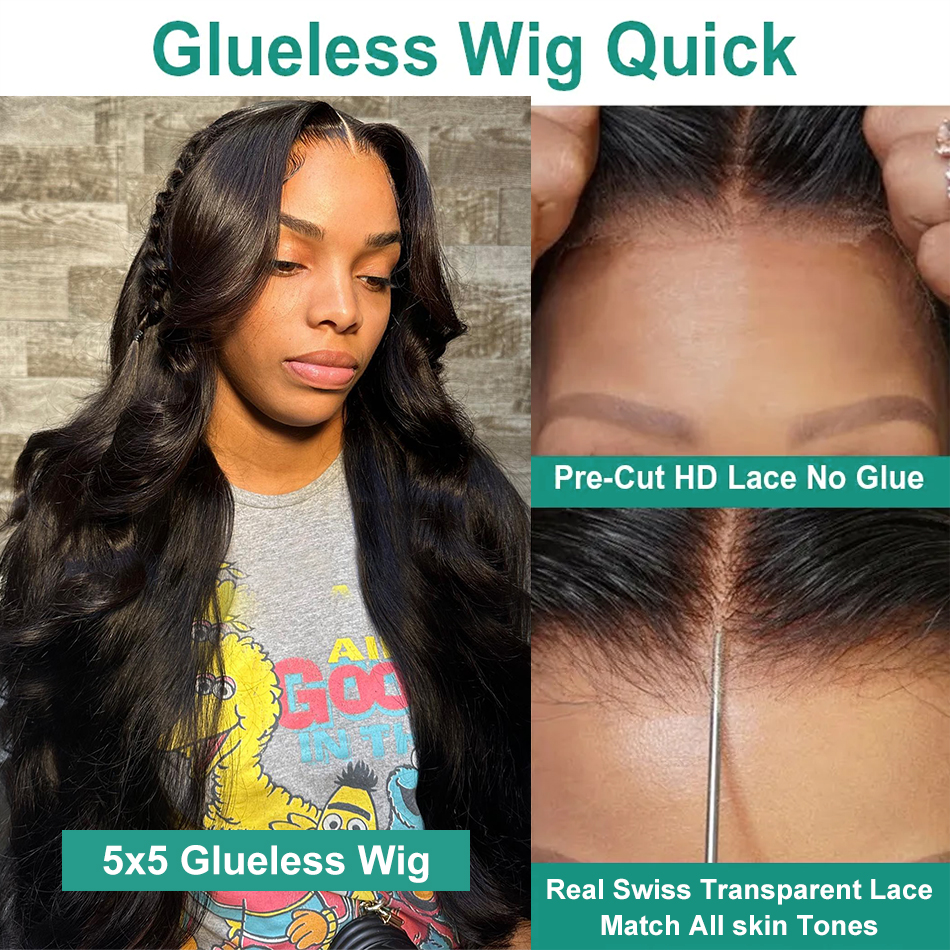 Long Curly Wigs 180%density Transparent Body Wave Full 360 13x6 Lace Front Human Hair Wigs Lace Frontal Curly Wig Glueless wigs with bangs