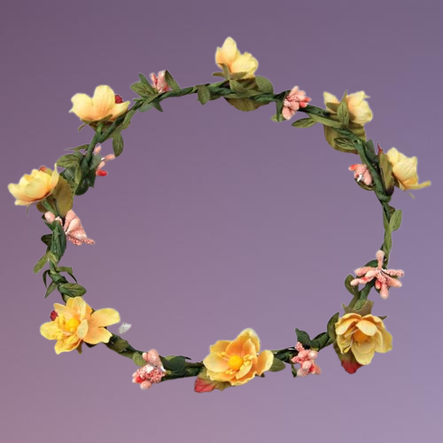 Beach Summer Flower Wreath Garland Crown Festival Wedding Bridal Bridesmaid Floral Headband BOHO Headdress Headpiece Hair Accessor