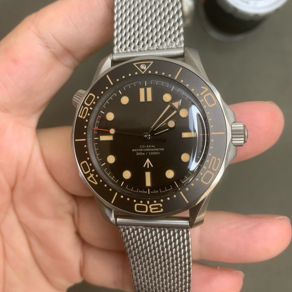 Sea Master 300M Titanium 007 210.90.42.20.01.001 No Time to Die AAAAA 5A Quality 1:1 SuperClone VSf Factory Watches 42mm Mens Automatic nical 8806 Movement VS